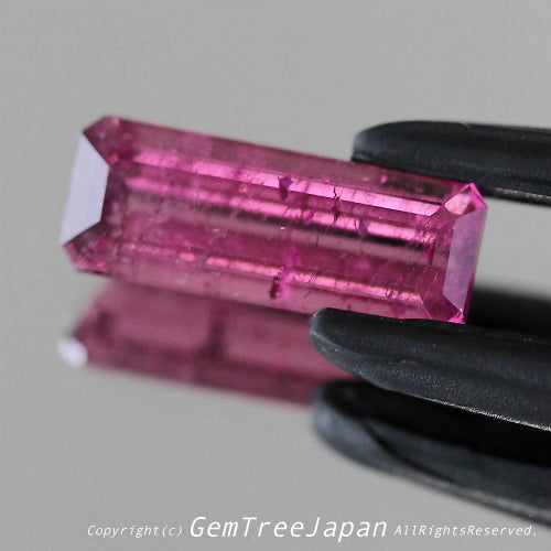 妥協のない端正な輝き✨ピアっちゃん作品トルマリン「オクタゴン」シリーズ💎ルベライト1.040ct👍