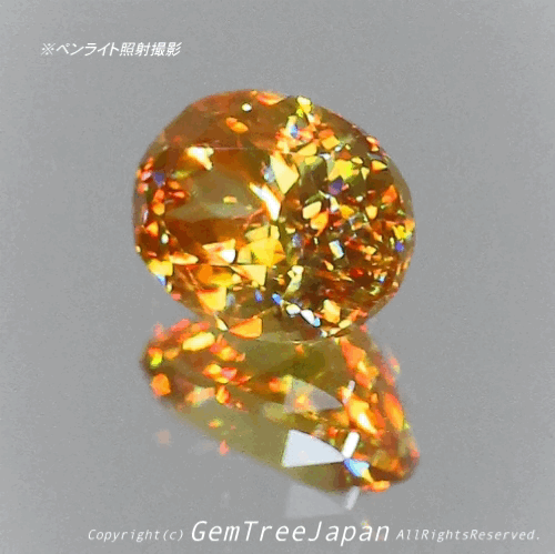 夏休み特価➕今日だけ花火割❗️(3/18)マダガスカル産スフェーン0.37ct✨  GemTreeJapan花火大会🎇  ピアっちゃん作品💎