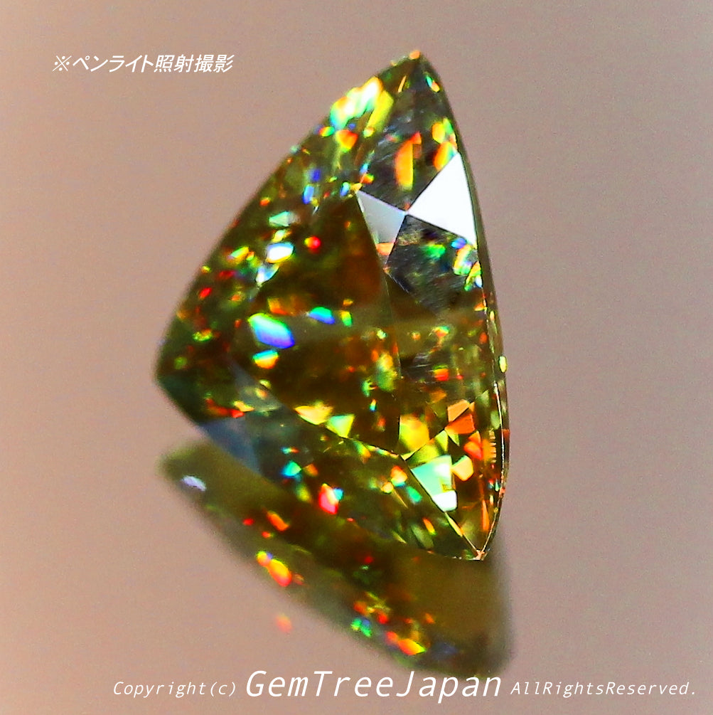 アディダス監督が力尽きた先端部分💎マダガスカル産スフェーン0.90ct(レイちゃん作品)✨もともとは「8.24ctのペラペラのペアシェイプ」から2個にちょん切って生まれ変わった逸品👏夏休み期間中だけの特別な価格➕特別な“2個セット価格”も同時にご紹介です