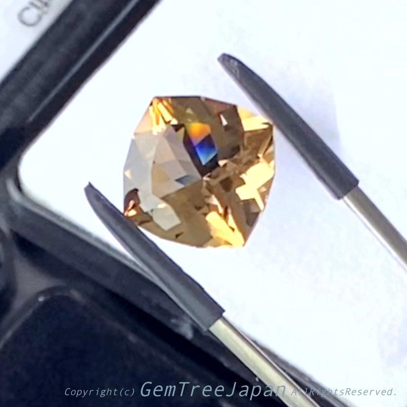 煌く透明感が綺麗なシトリン4.55ct💎今度は“ファンシークッション”✨