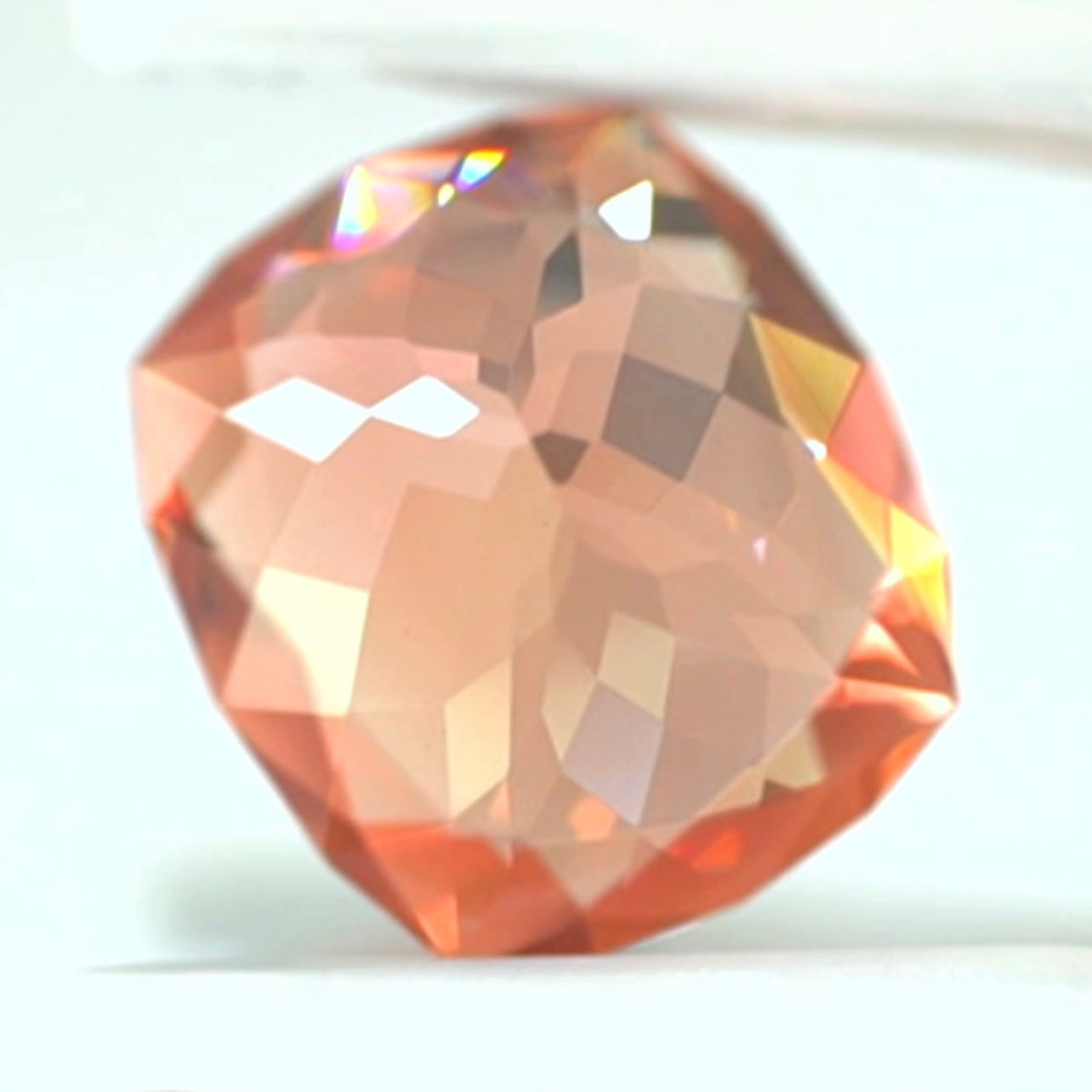 超美色シェリー系オレンジ✨大粒コンゴ産アンデシン5.989ct💎1/23スタート〜2/23終了🤣 ピアッちゃん作品🎁