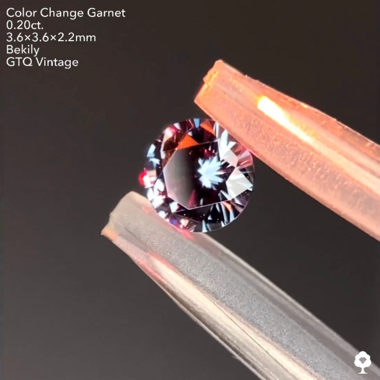 No19.🌊良き質🤤ベキリー(カラーチェンジ)ガーネット0.20ct❤️🔥全サイトでイッキに販売スタートLive💎✨❤️🔥🔦