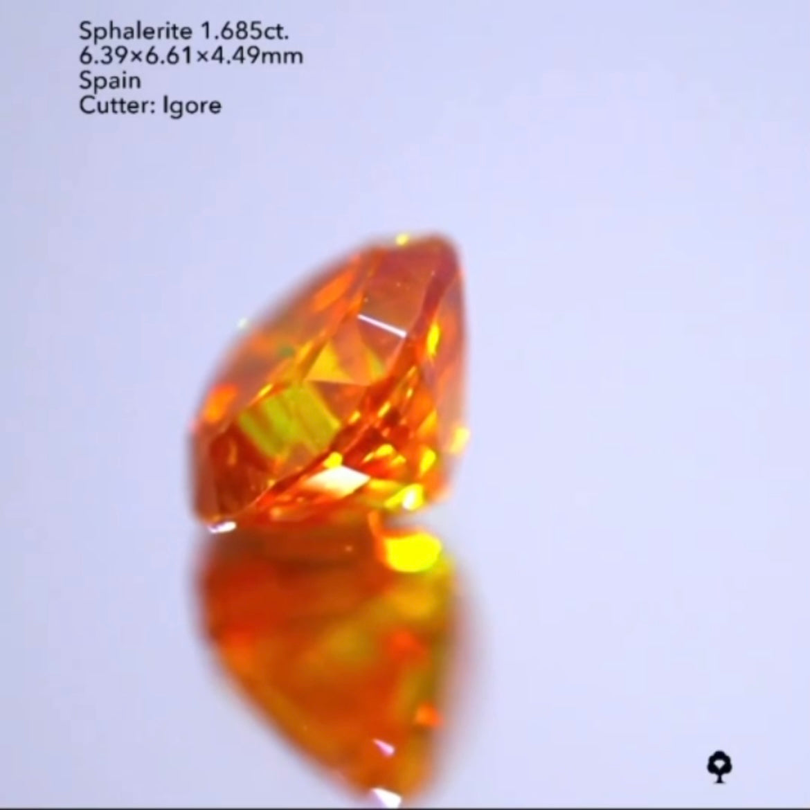 しま模様がステキ🔥スファレライト1.685ct./イガちゃん作品