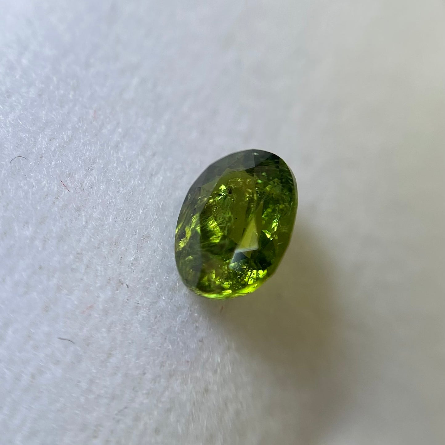 【“みどりの日”特別オークションその3】💖虹入🌈アイドクレース(ベスビアナイト)0.32ct☀️💎レイちゃん作品✨【5/1YouTubeライブご紹介作品】