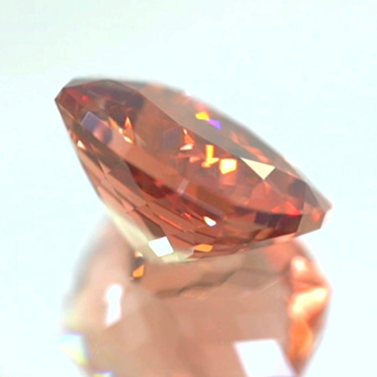 超美色シェリー系オレンジ✨大粒コンゴ産アンデシン5.989ct💎1/23スタート〜2/23終了🤣 ピアッちゃん作品🎁