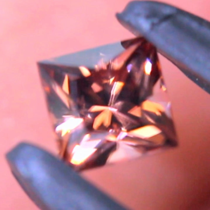 ピアッちゃん作品✨ プリンセスカットジルコン 3個セット💎トータル1ct UP💎3pc合計1.02ct💎 (0.33ct 0.33ct 0.36ct )