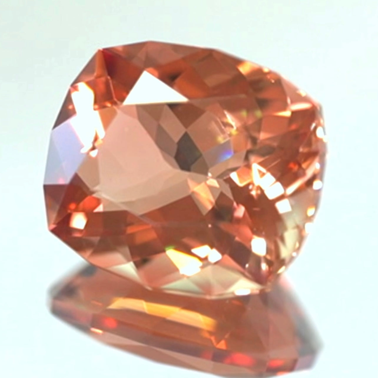 超美色シェリー系オレンジ✨大粒コンゴ産アンデシン5.989ct💎1/23スタート〜2/23終了🤣 ピアッちゃん作品🎁