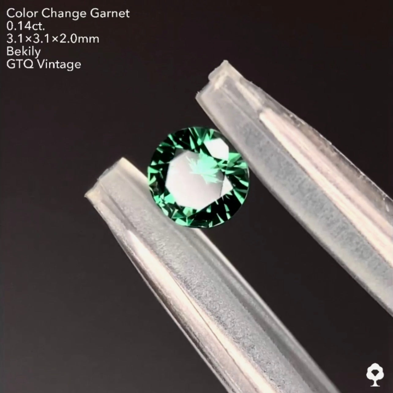 No18.🌲グリーン!!!まるでカラーチェンジするツァボライト🧤⁉️ベキリー(カラーチェンジ)ガーネット0.14ct❤️🔥全サイトでイッキに販売スタートLive💎✨❤️🔥🔦