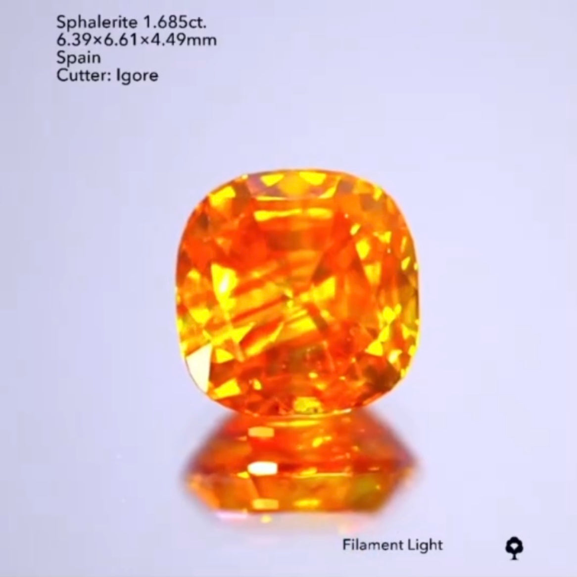 しま模様がステキ🔥スファレライト1.685ct./イガちゃん作品