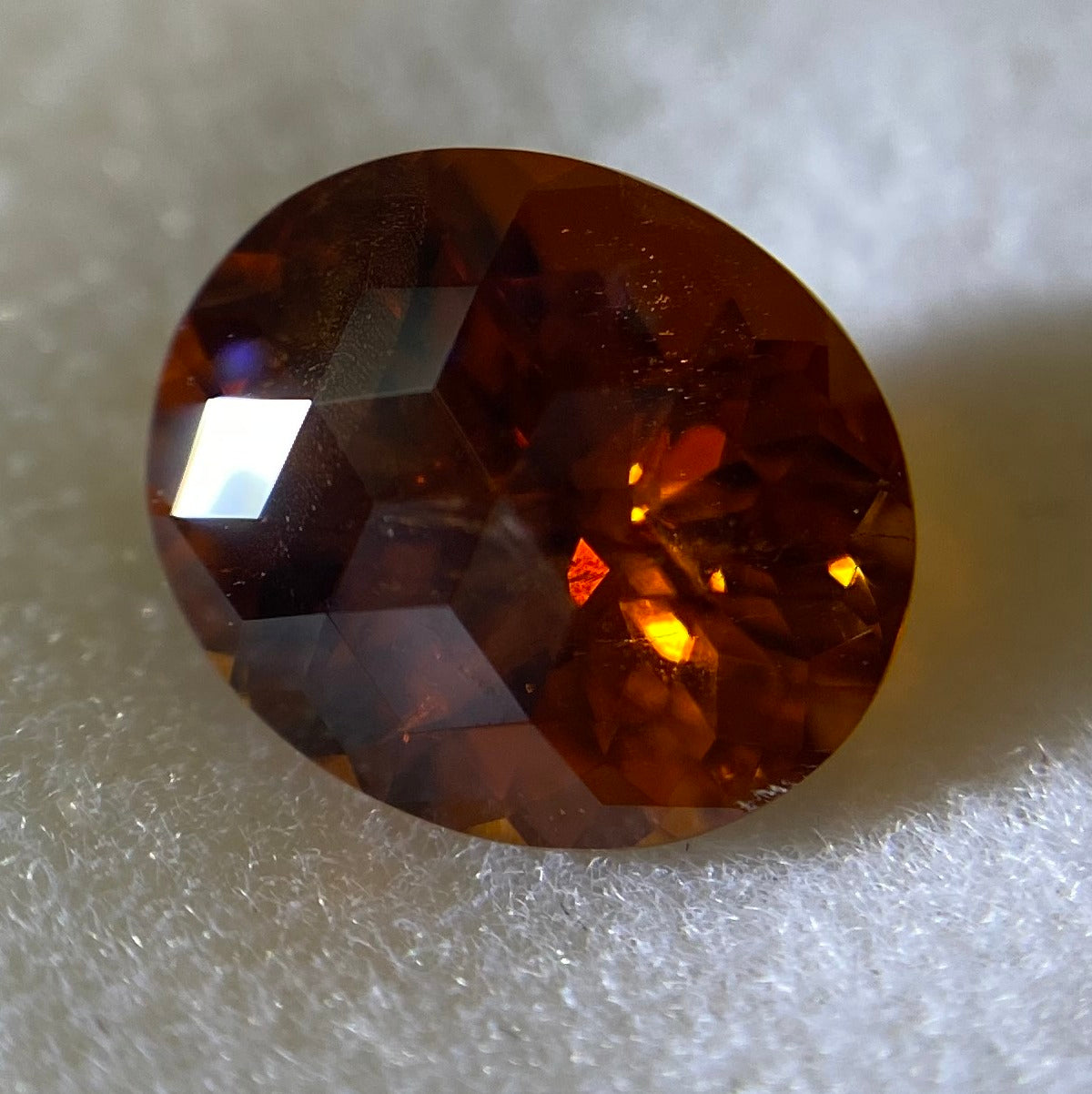 【キューブスター】スペサタイト(タンジェリン)ガーネット 1.21ct✨ゲオちゃん作品