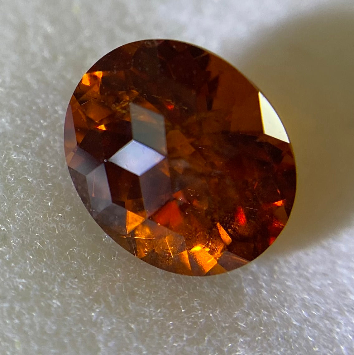 【キューブスター】スペサタイト(タンジェリン)ガーネット 1.21ct✨ゲオちゃん作品