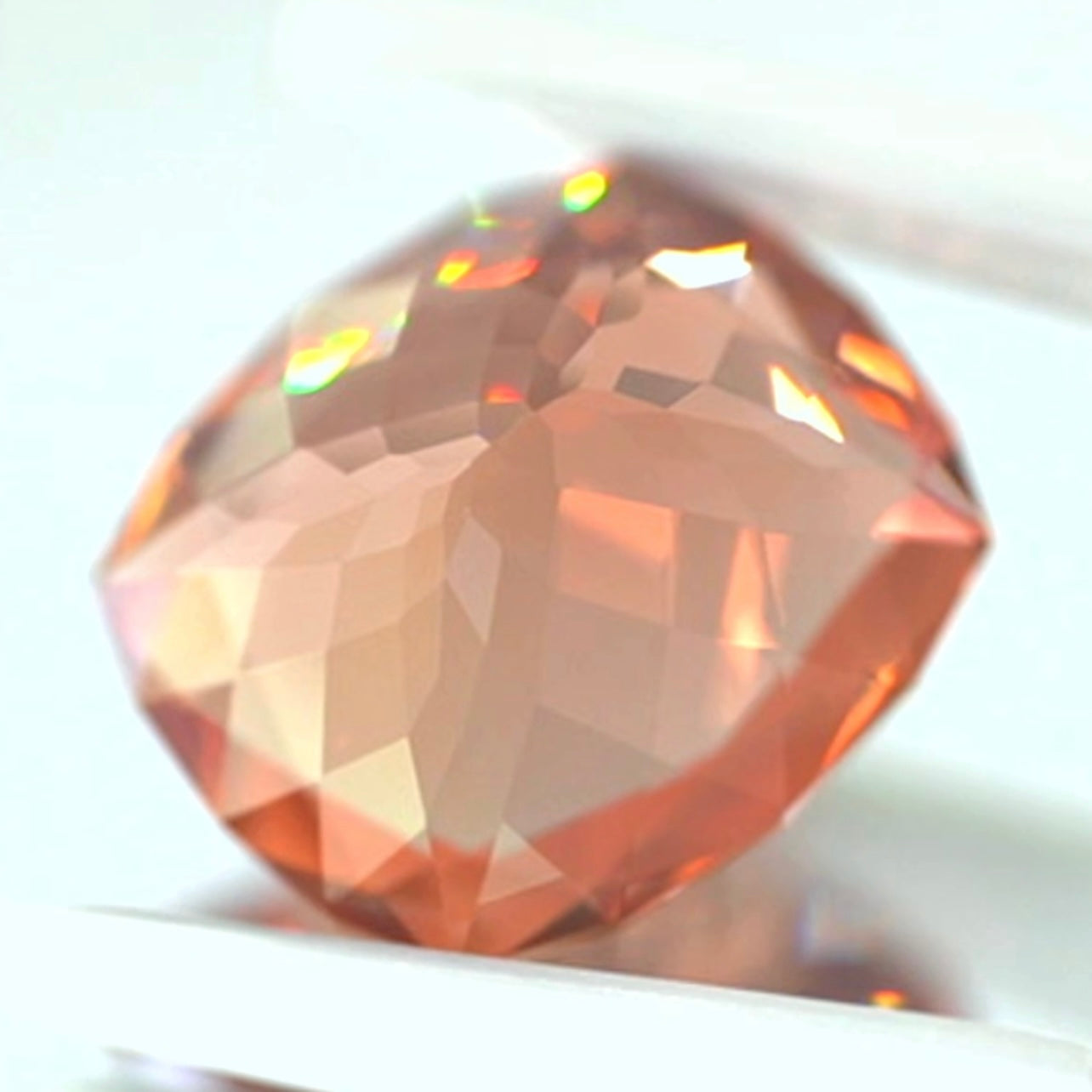 超美色シェリー系オレンジ✨大粒コンゴ産アンデシン5.989ct💎1/23スタート〜2/23終了🤣 ピアッちゃん作品🎁