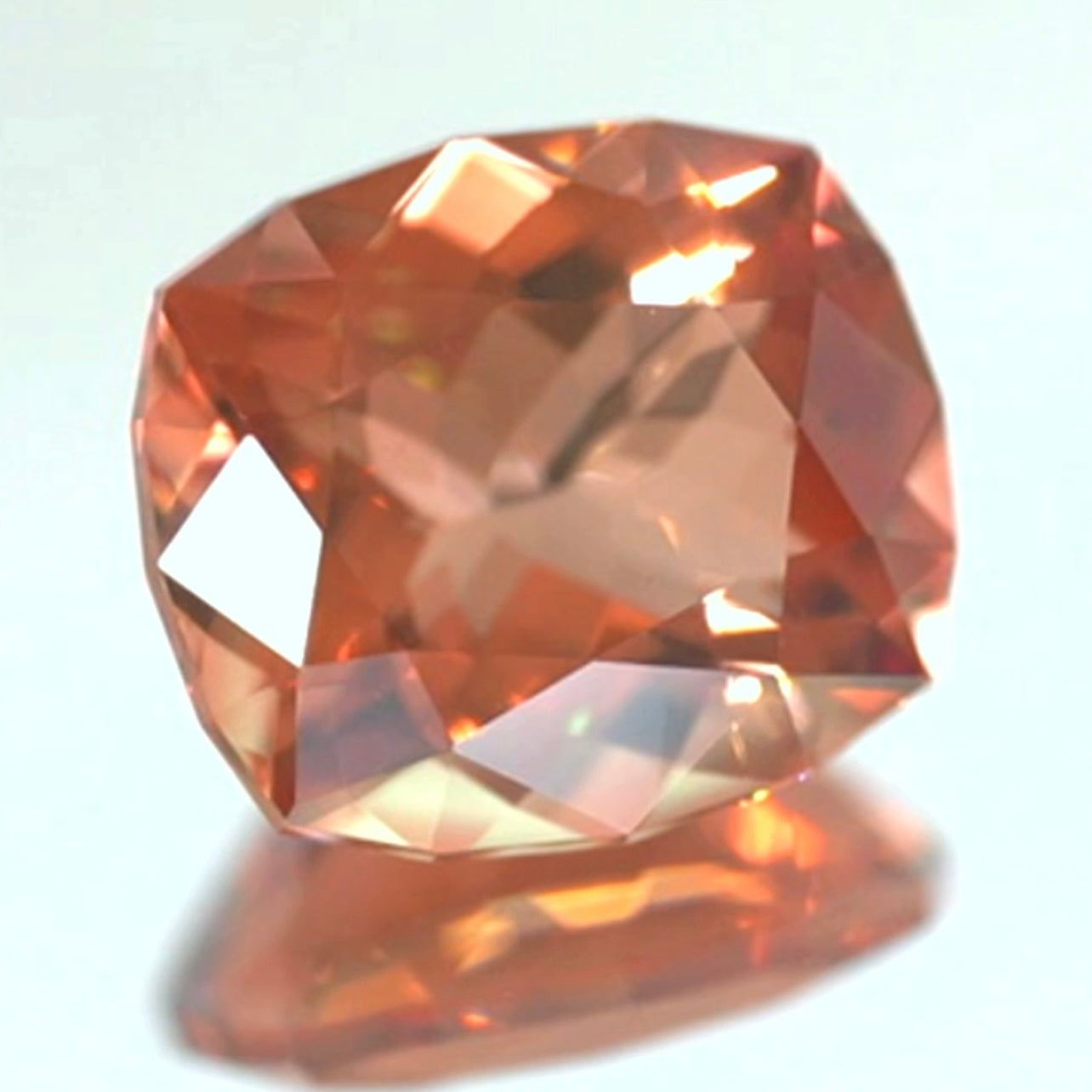 超美色シェリー系オレンジ✨大粒コンゴ産アンデシン5.989ct💎1/23スタート〜2/23終了🤣 ピアッちゃん作品🎁