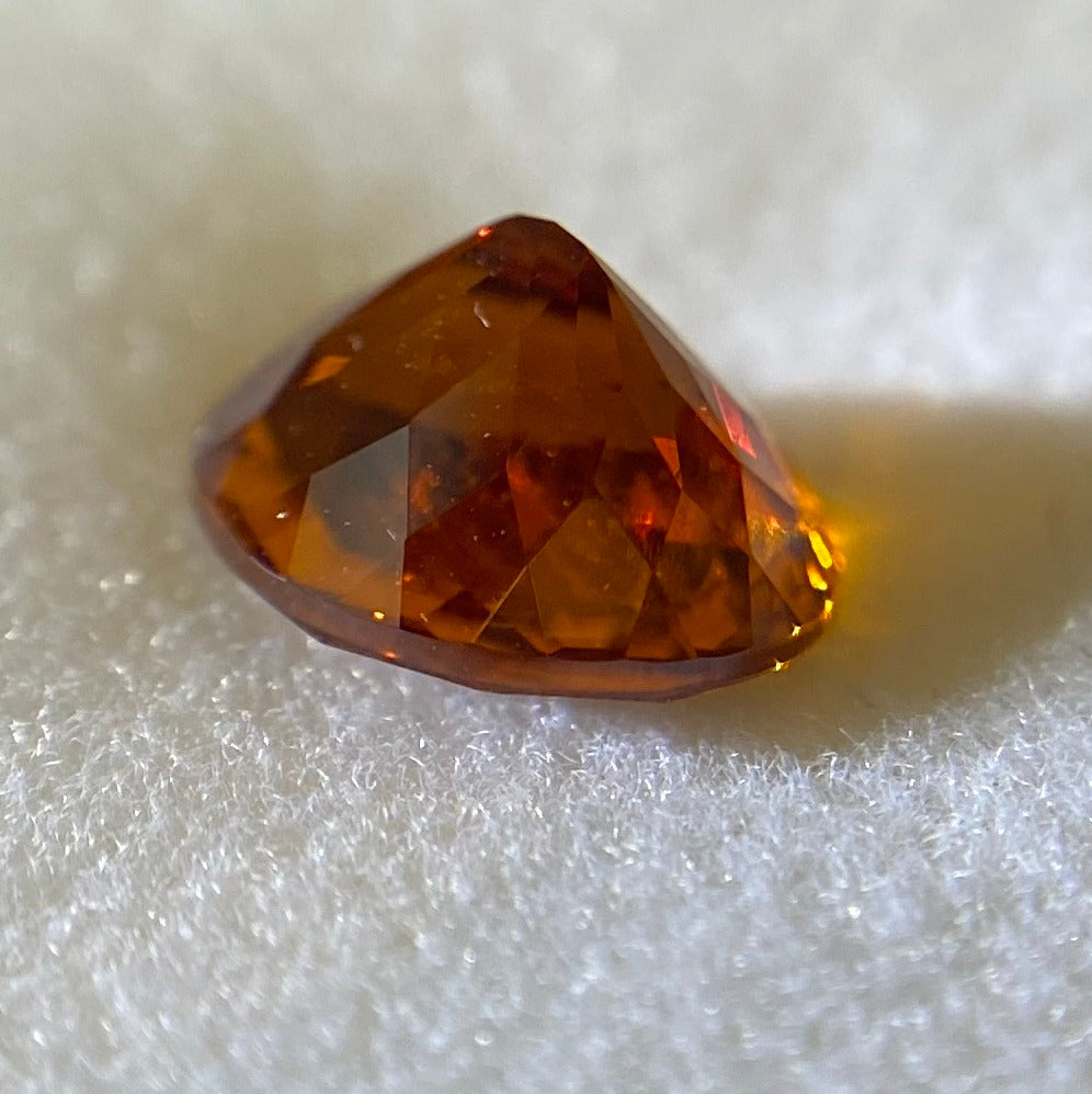 【キューブスター】スペサタイト(タンジェリン)ガーネット 1.21ct✨ゲオちゃん作品