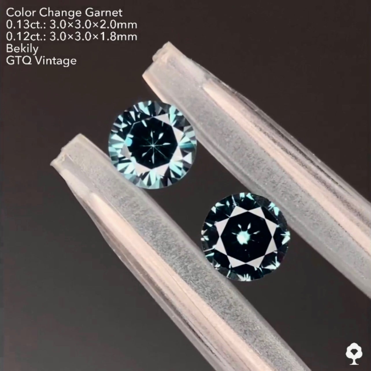 No.1️⃣5️⃣ベキリー(カラーチェンジ)ガーネット0.12ct/0.13ct❤️🔥全サイトで販売スタートLive💎✨❤️🔥🔦