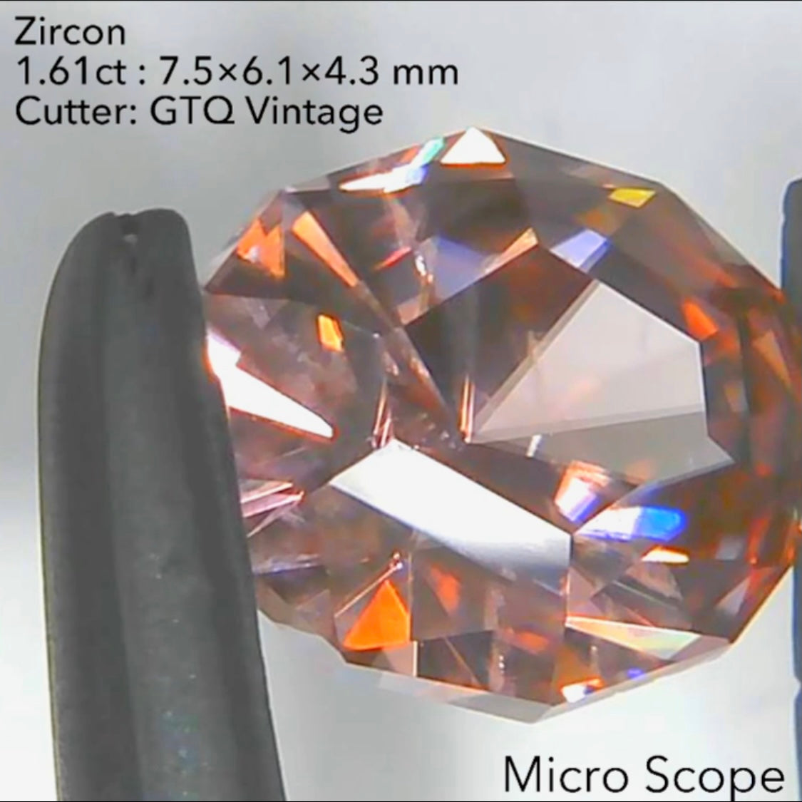 5年越しの新作発表✨貴重な美色のピンクジルコン1.61ct💎GTQヴィンテージ作品