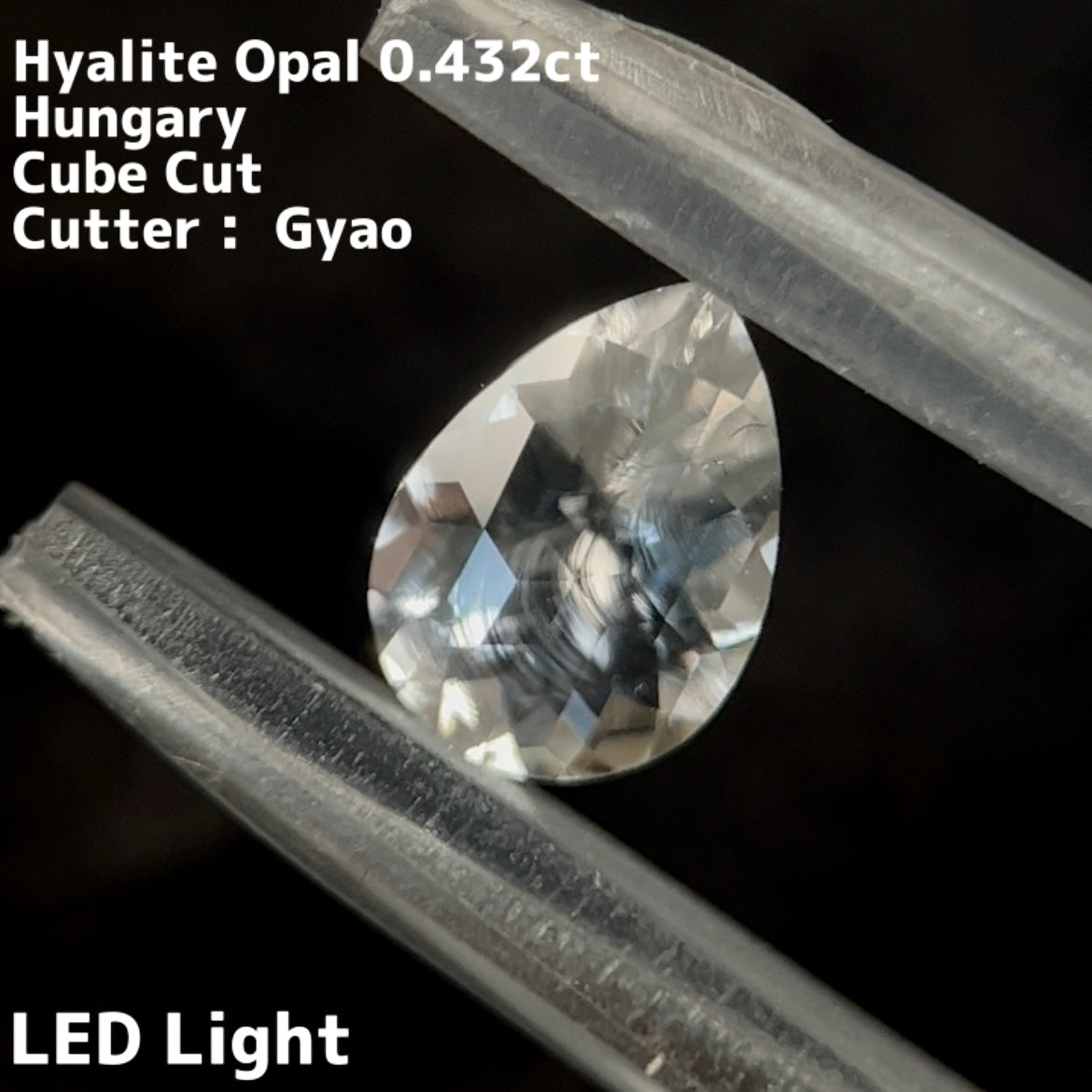 ペアシェイプ ★ハンガリー産ハイアライトオパール0.432ct ★