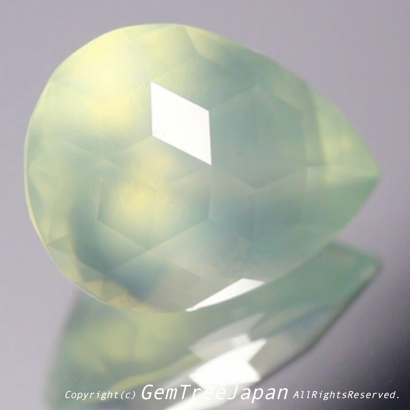 お見事👏1ct〜10ctの“キューブスターカット”のプレナイト💎こちらは5.017ct✨ゲオちゃん作品👍