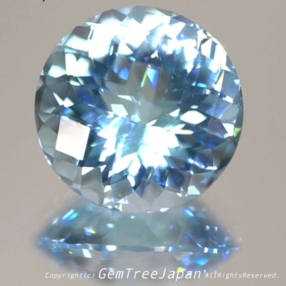 すんげえ輝き✨ピアッちゃん作“くらら&ダリア”カット💎ブルートパーズ6.61ct