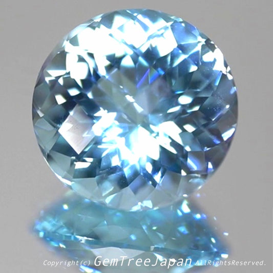 すんげえ輝き✨ピアッちゃん作“くらら&ダリア”カット💎ブルートパーズ6.61ct