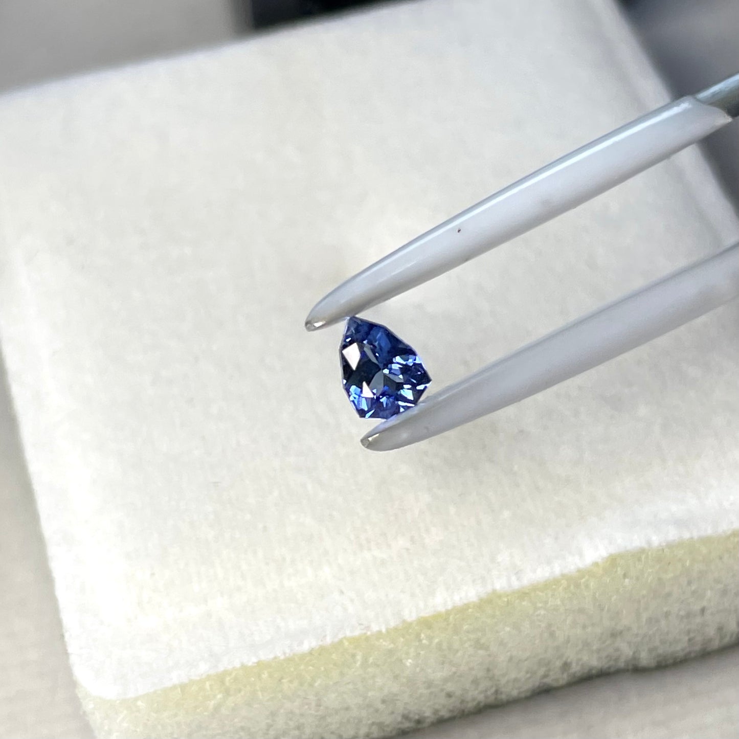爽やかさも感じたいブルー💙コーンフラワーブルー系サファイア0.216ct ピアッちゃん作品