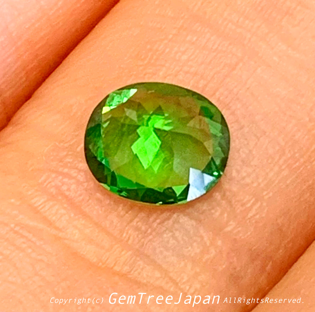 カナリ貴重なこのネオン感❗️ツァボライト(グリーンガーネット) 0.842ct✨11/17お昼Live配信商品⚡️ゲオちゃん作品💎