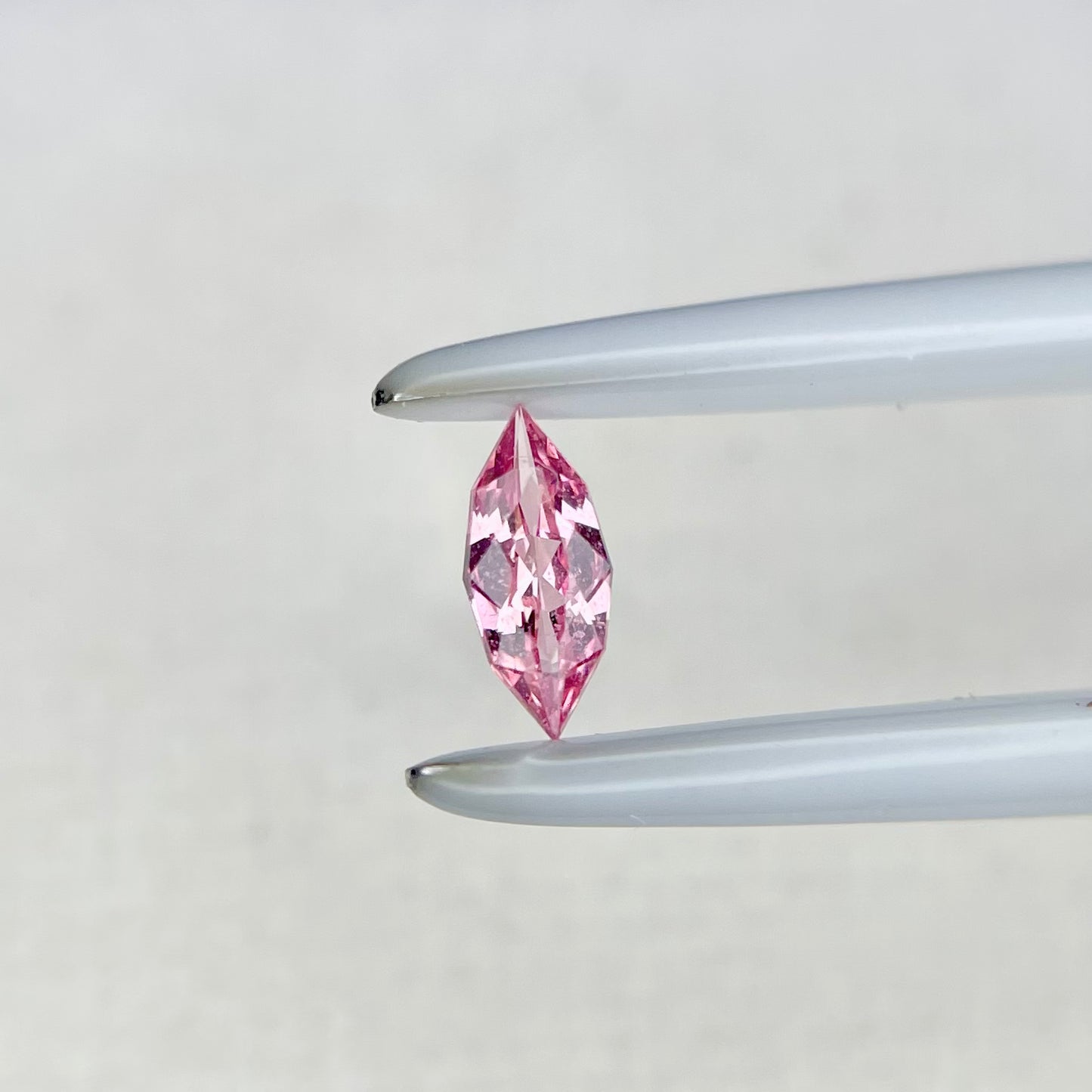 可憐なマーキスに花蓮なピンク🪷✨パパラチァサファイア0.133ct ピアッちゃん作品