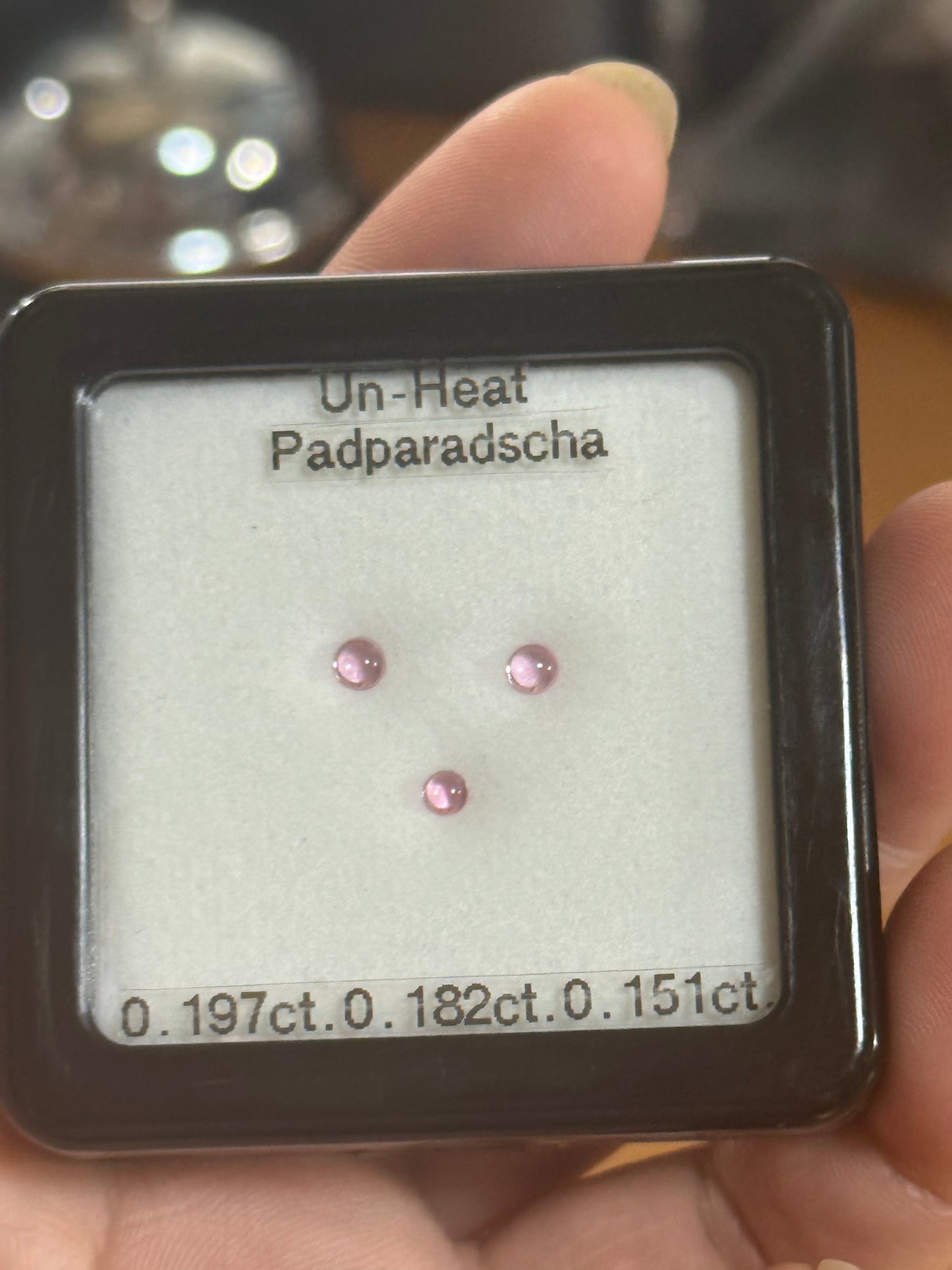 【お客様専用ページ】パパラチアカボション3コセット