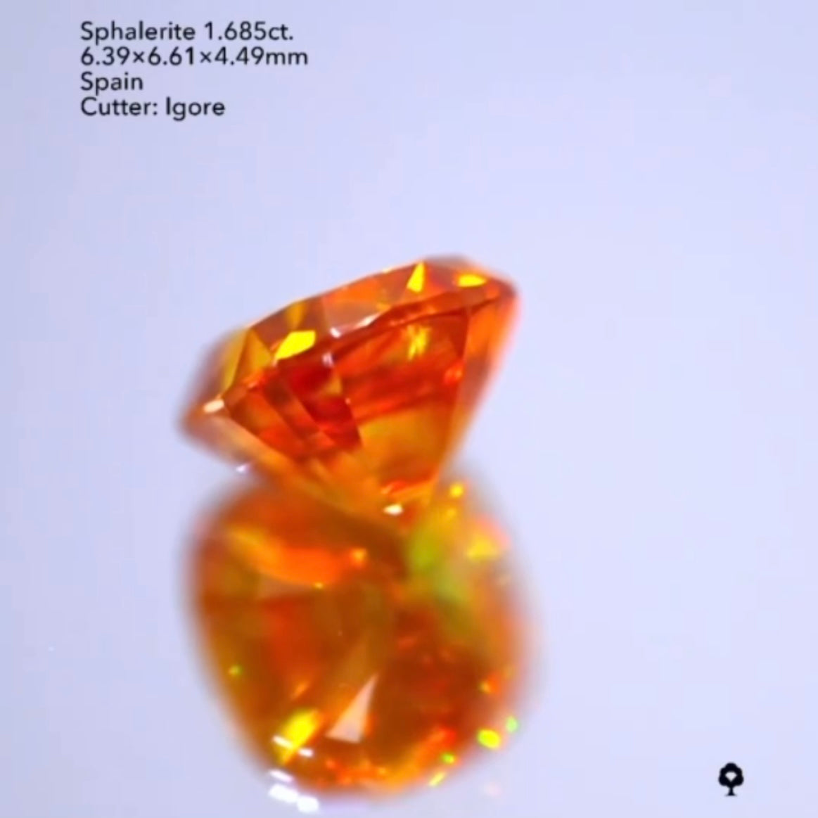 しま模様がステキ🔥スファレライト1.685ct./イガちゃん作品