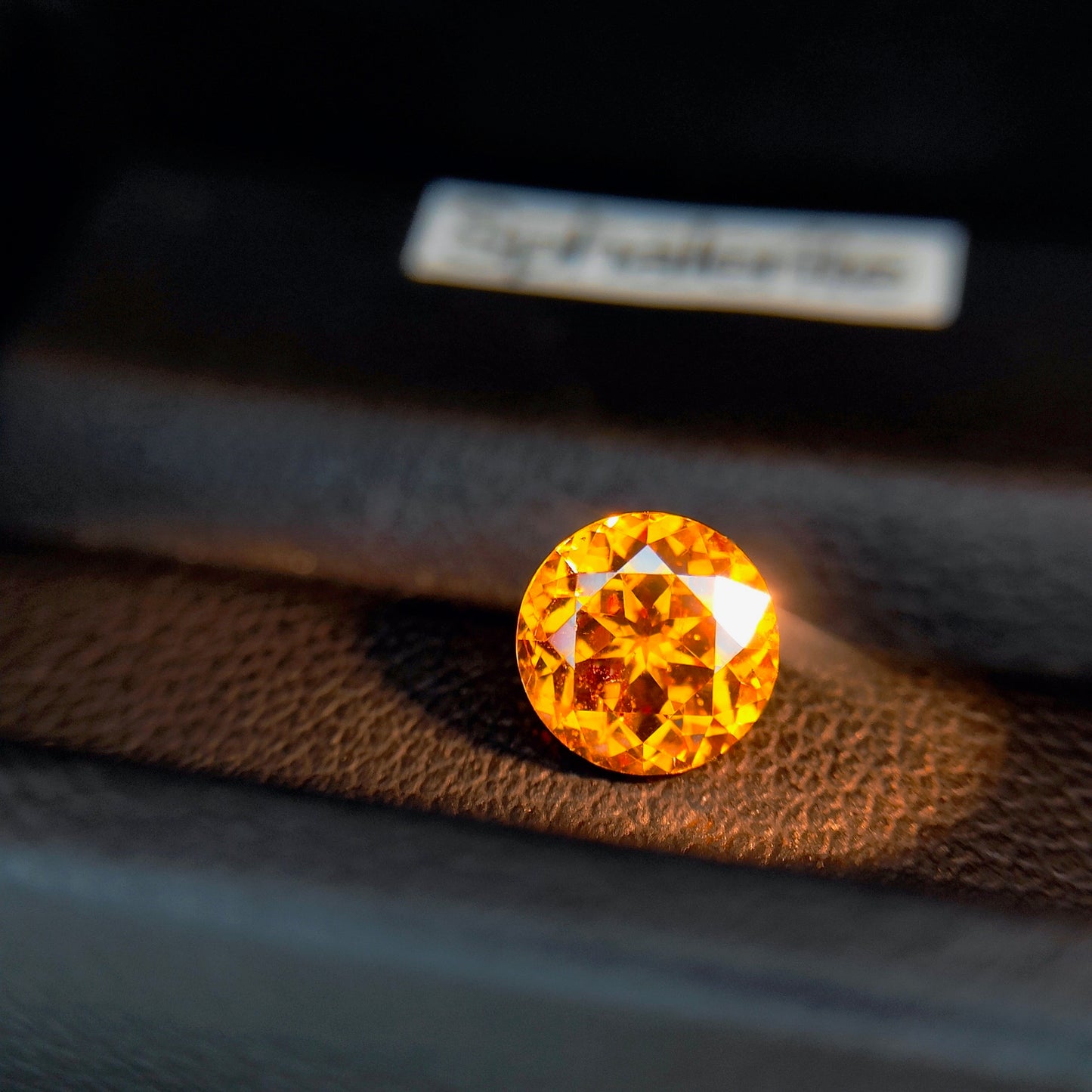 整ったラウンドカットで堂々と輝く🔥スファレライト1.457ct./イガちゃん作品