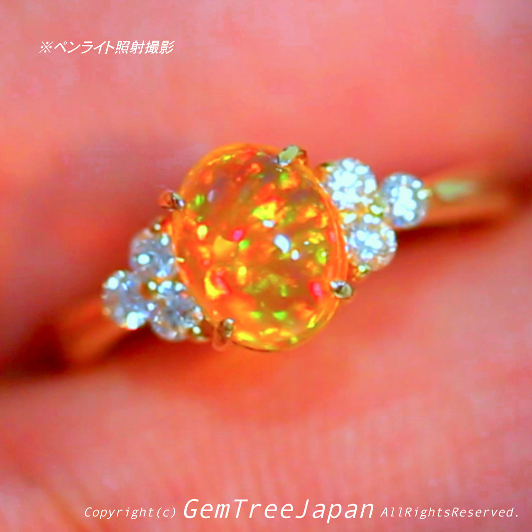 あの“オパール博物館”がGW企画に乱入❗️美しいメキシコオパール✨ゴールドリング💍