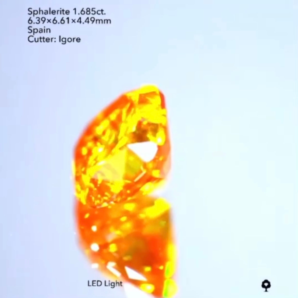 しま模様がステキ🔥スファレライト1.685ct./イガちゃん作品