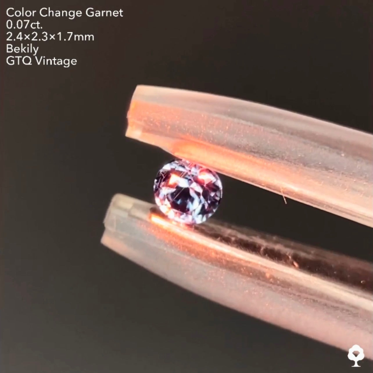 【お客様専用ページ】No.5️⃣ベキリー(カラーチェンジ)ガーネット0.07ct❤️🔥全サイトで販売スタートLive💎✨❤️🔥🔦