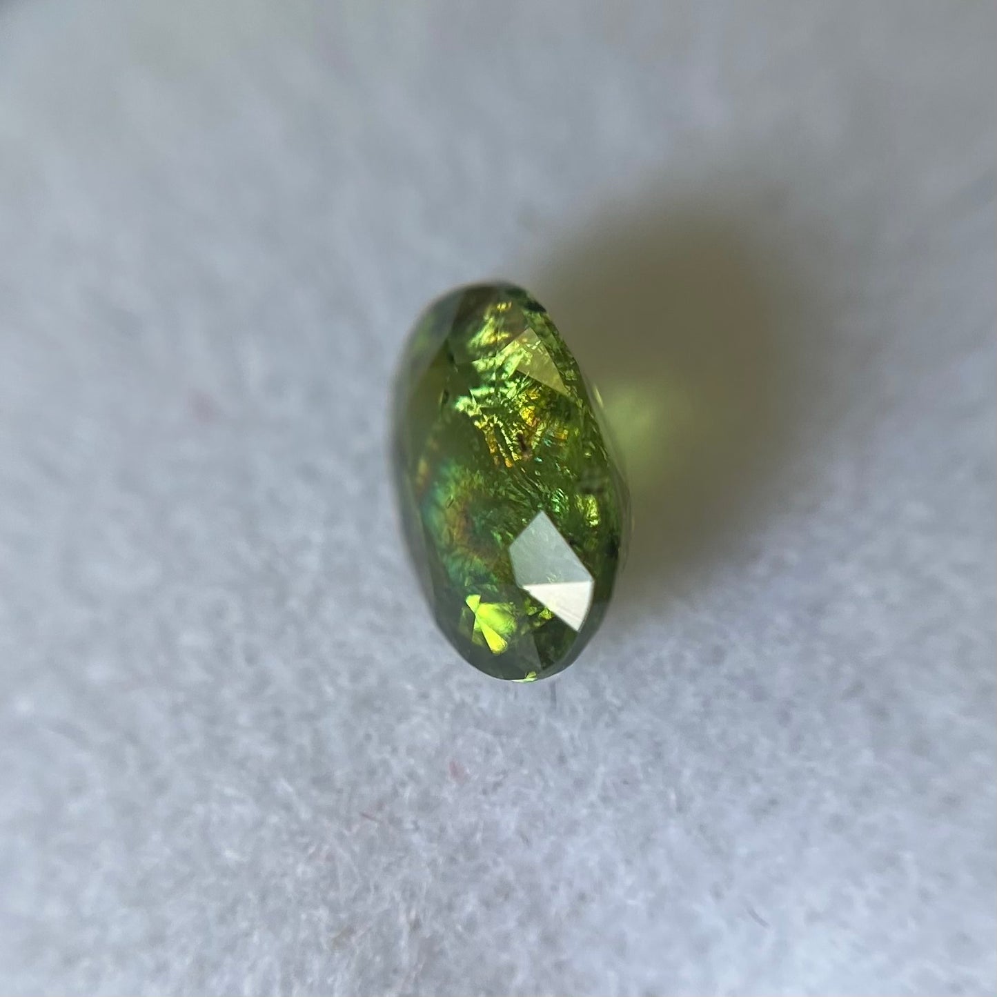 【“みどりの日”特別オークションその3】💖虹入🌈アイドクレース(ベスビアナイト)0.32ct☀️💎レイちゃん作品✨【5/1YouTubeライブご紹介作品】