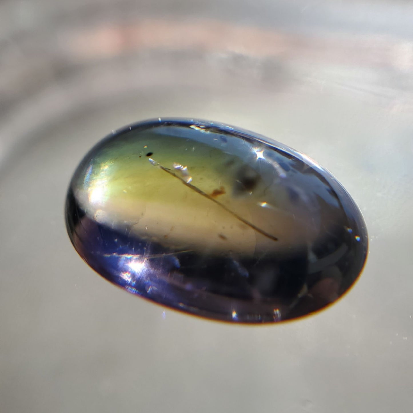 夜空に浮かぶ箒星(ほうきぼし)☄️彗星アイオライト2.42ct✨