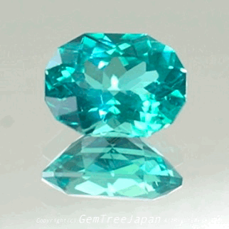 わずかなグリーンがよりネオンを増長させます✌️ファンシーオーバルアパタイト 1.07ct✨レイちゃん作品💎6/19LIVE配信「朝からLIVE三昧DAY第1部」より