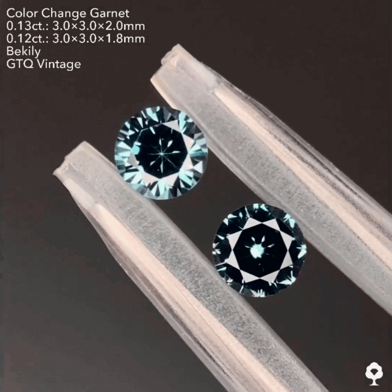 No.1️⃣5️⃣ベキリー(カラーチェンジ)ガーネット0.12ct/0.13ct❤️🔥全サイトで販売スタートLive💎✨❤️🔥🔦