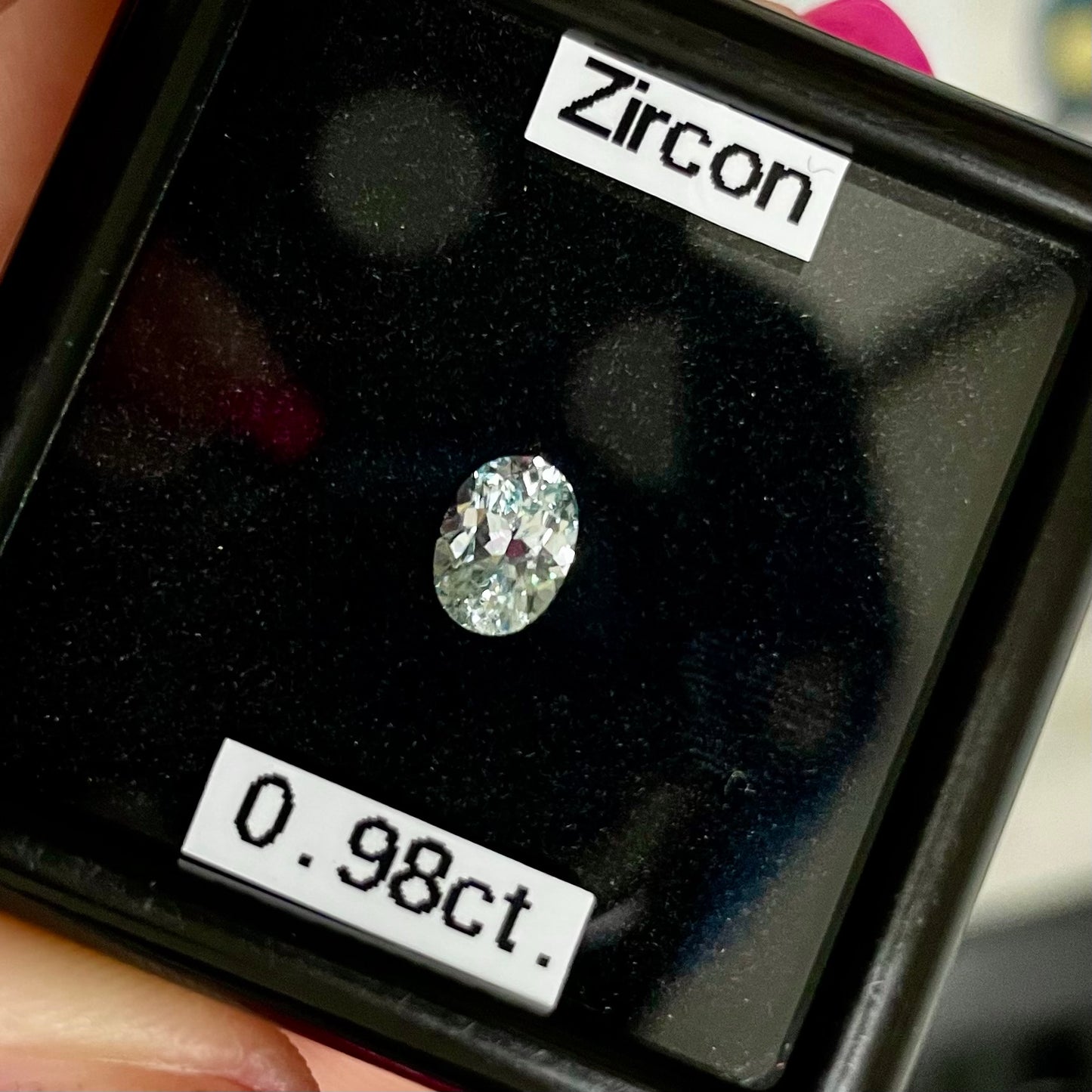 【お客さま専用✨】カラーレスアイスブルーの儚い輝き❄️ジルコン0.98ct💖4/15チハルームご紹介作品💖