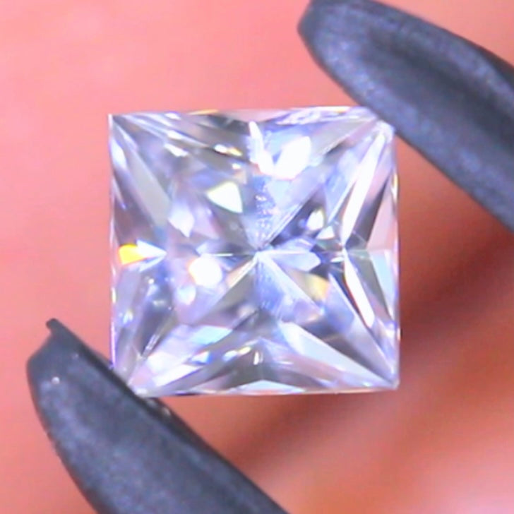 ピアッちゃん作品✨ プリンセスカットジルコン 3個セット💎トータル1ct UP💎3pc合計1.02ct💎 (0.33ct 0.33ct 0.36ct )