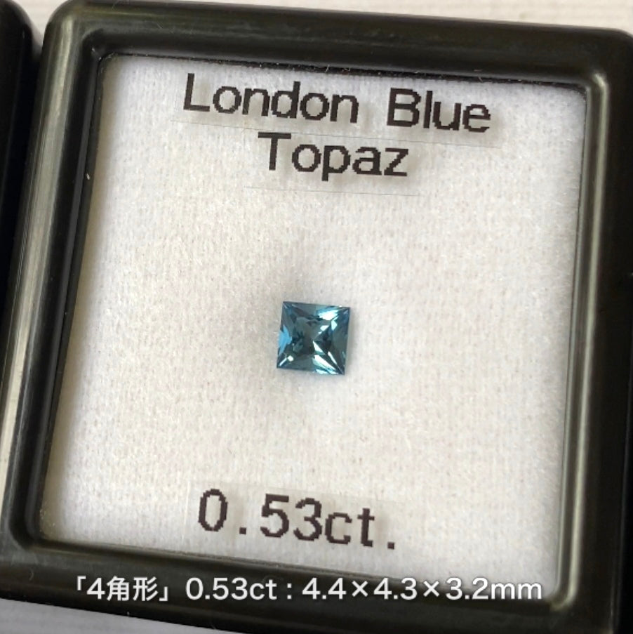 滅多に揃わない!夢あるロンドンブルートパーズ3~10角形セット❣️✨計4.08ct☆ピアッちゃん作品
