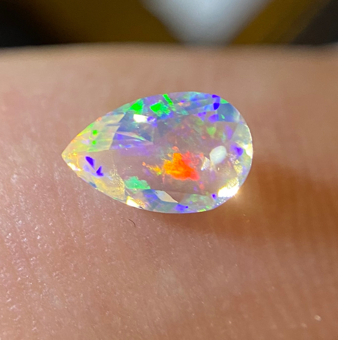 【キューブカット】メキシコオパール 0.365ct✨ゲオちゃん作品