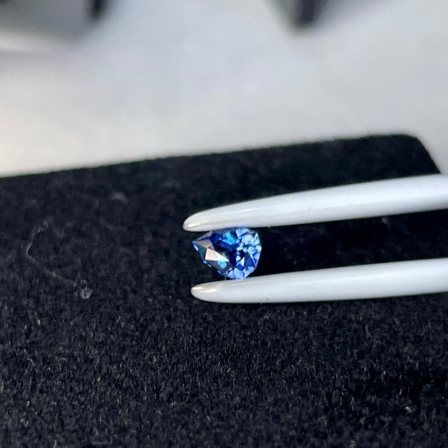 爽やかさも感じたいブルー💙コーンフラワーブルー系サファイア0.216ct ピアッちゃん作品