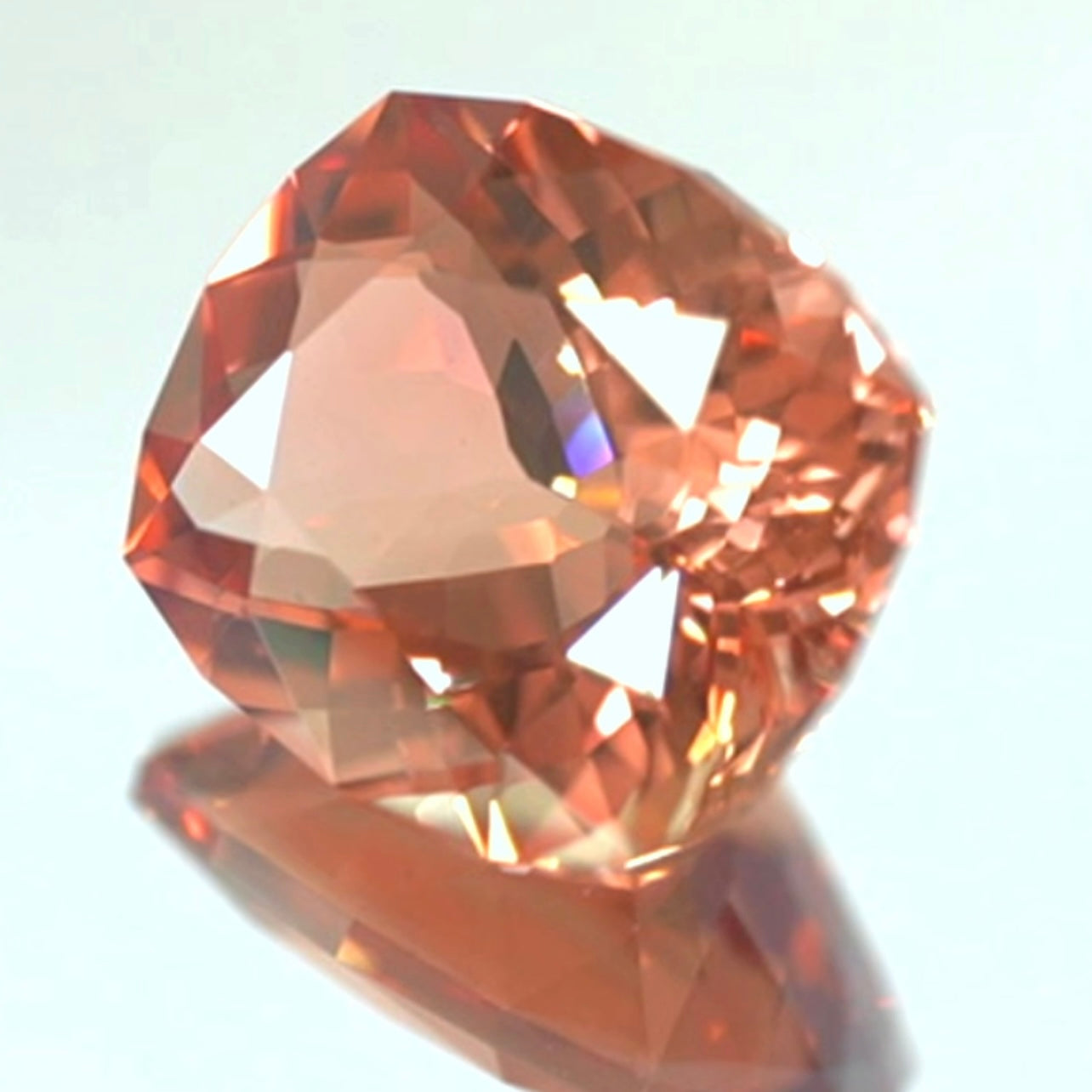 超美色シェリー系オレンジ✨大粒コンゴ産アンデシン5.989ct💎1/23スタート〜2/23終了🤣 ピアッちゃん作品🎁