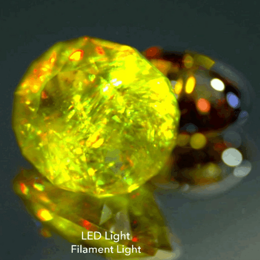 【SOLD OUT】【第2弾 セット11】これもスフェーンならではのキラキラです✨虹インクル2.00ct🌈&ウィスキーカボション0.93ct🥃コチラはお問合せ一番乗り特価でご紹介です♪