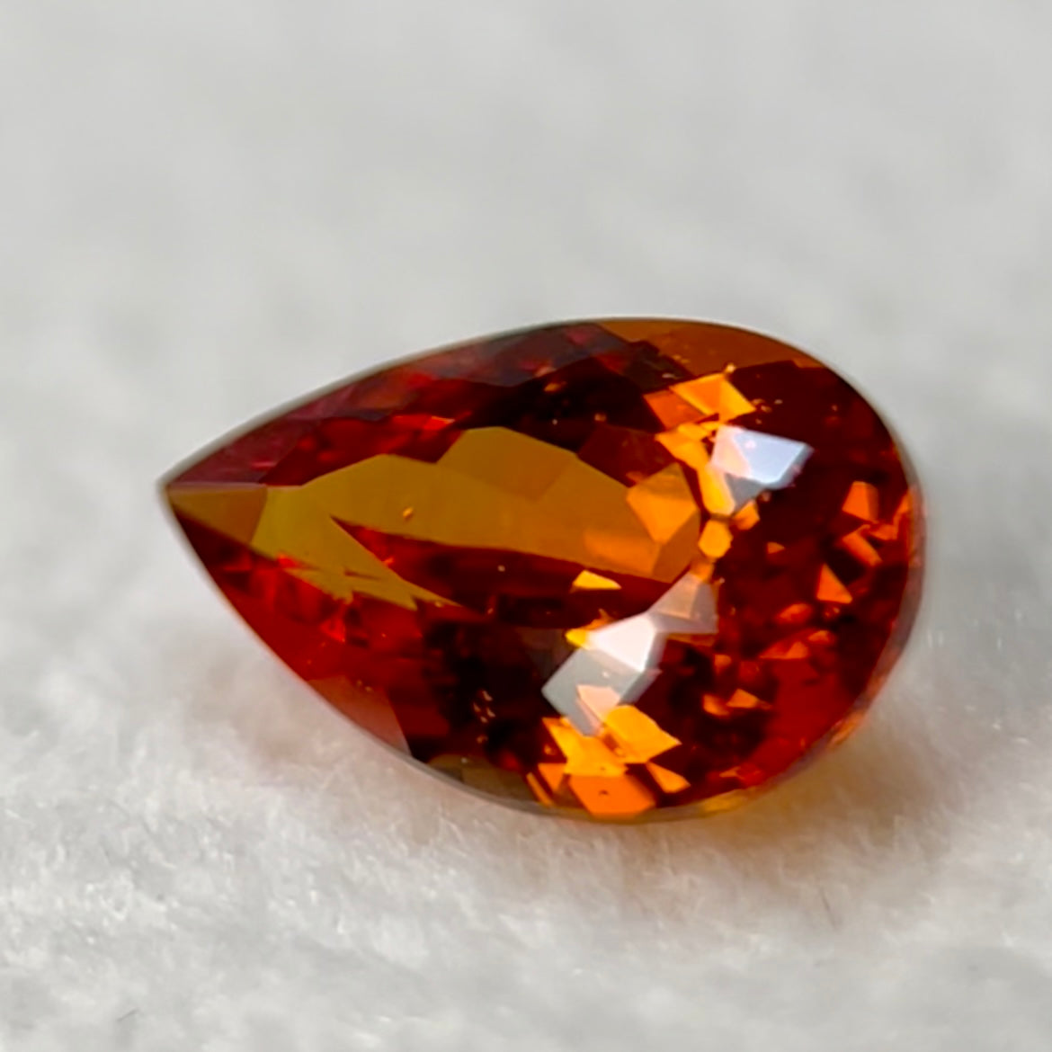 【お客様専用ページ】スペサタイトガーネット 0.98 ct、ルースケース小5個