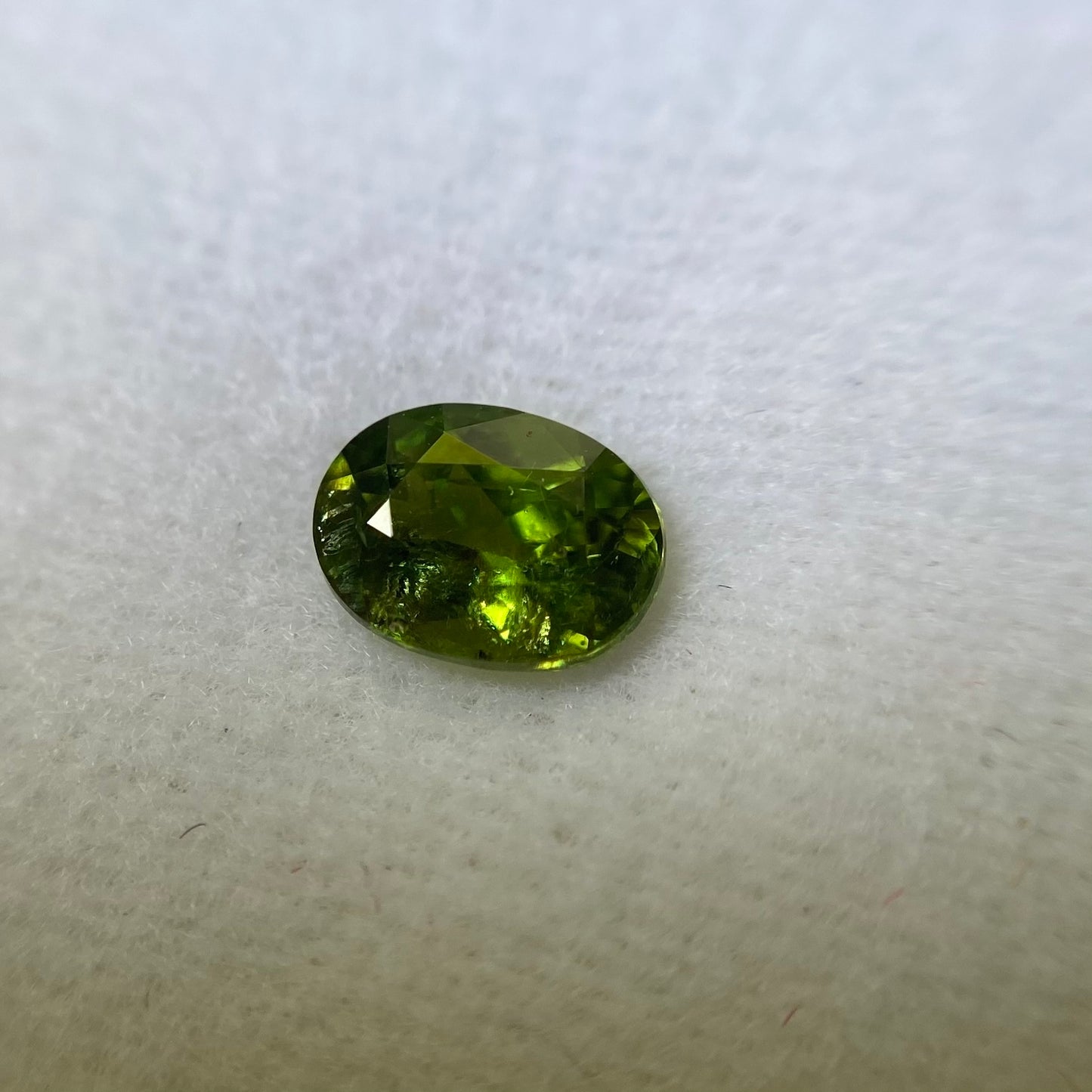 【“みどりの日”特別オークションその3】💖虹入🌈アイドクレース(ベスビアナイト)0.32ct☀️💎レイちゃん作品✨【5/1YouTubeライブご紹介作品】