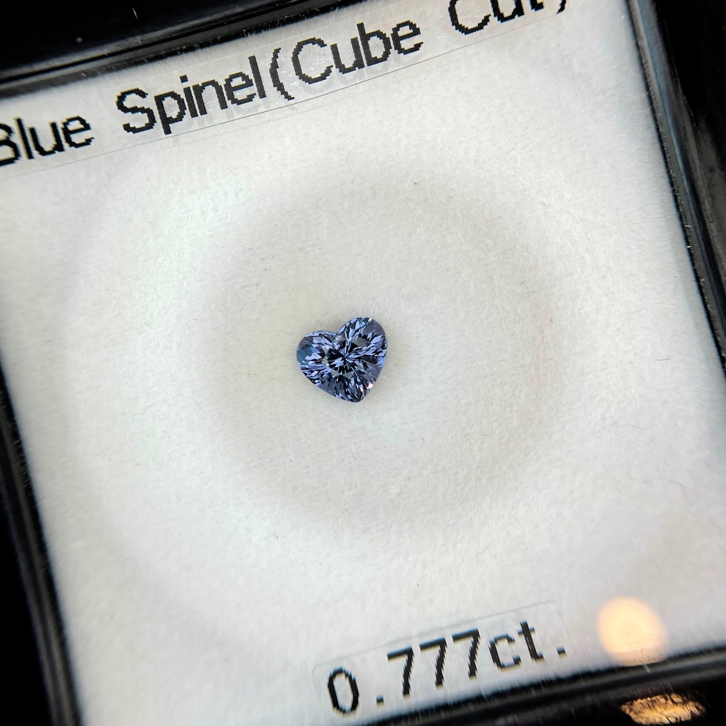 お客さま専用ページ꙳★*゚ハート&キューブ!ブルースピネル0.777ct💙ゲオちゃん作品