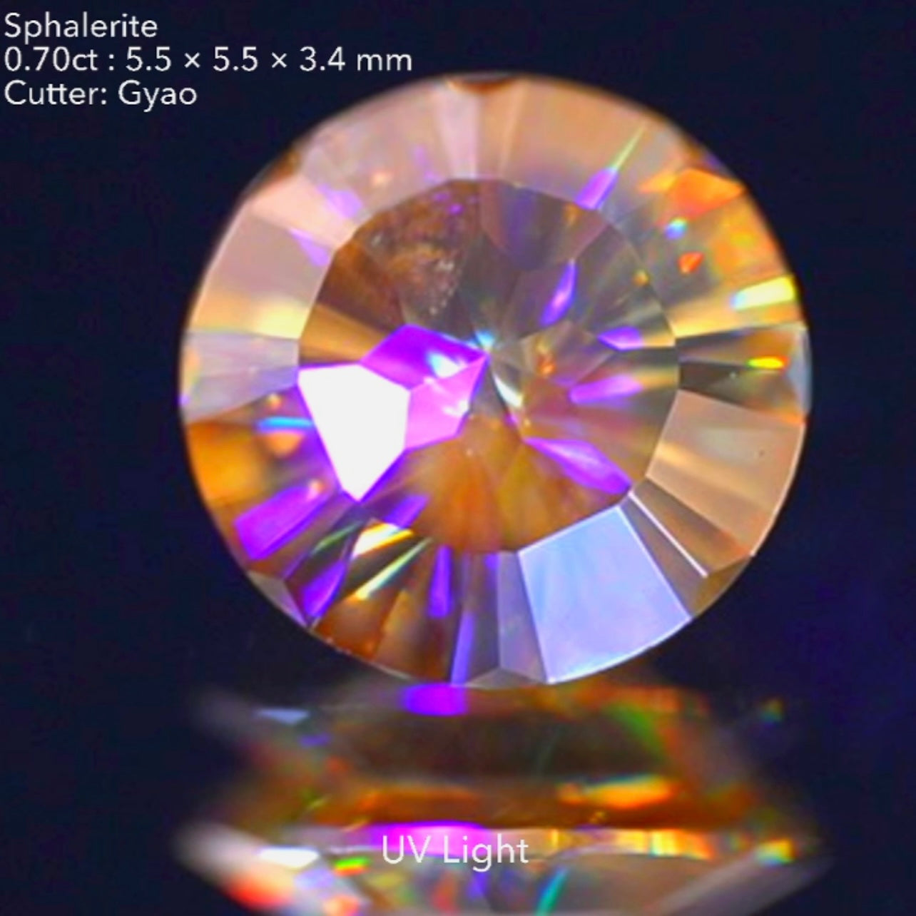 【ご当選者さま専用】情報量の多い新カット❗️スファレライト0.70ct✨進化版キューブカットシリーズ💎ゲオちゃん作品