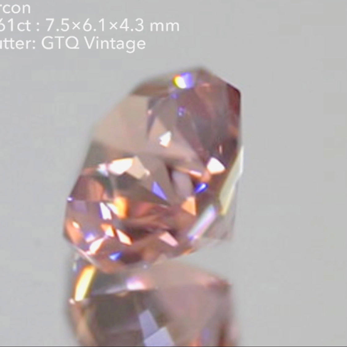 5年越しの新作発表✨貴重な美色のピンクジルコン1.61ct💎GTQヴィンテージ作品