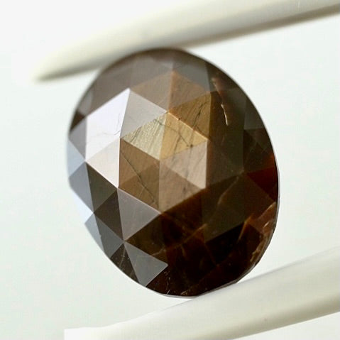 金色が輝くローズカット♪ケニア産非加熱サファイア4.694ct✨新カット初お披露目❗️ピアっちゃん作品💎7/2youtubeライブご紹介🎶